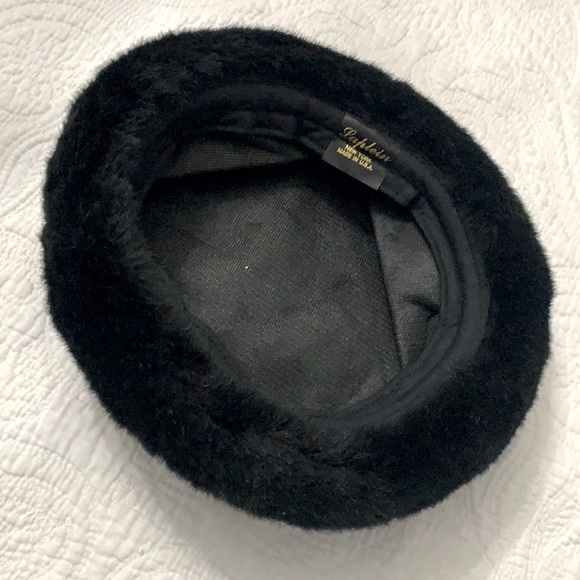 AS-NEW So warm/cozy Black, ladies LAPLEIN winter hat - Picture 3 of 3